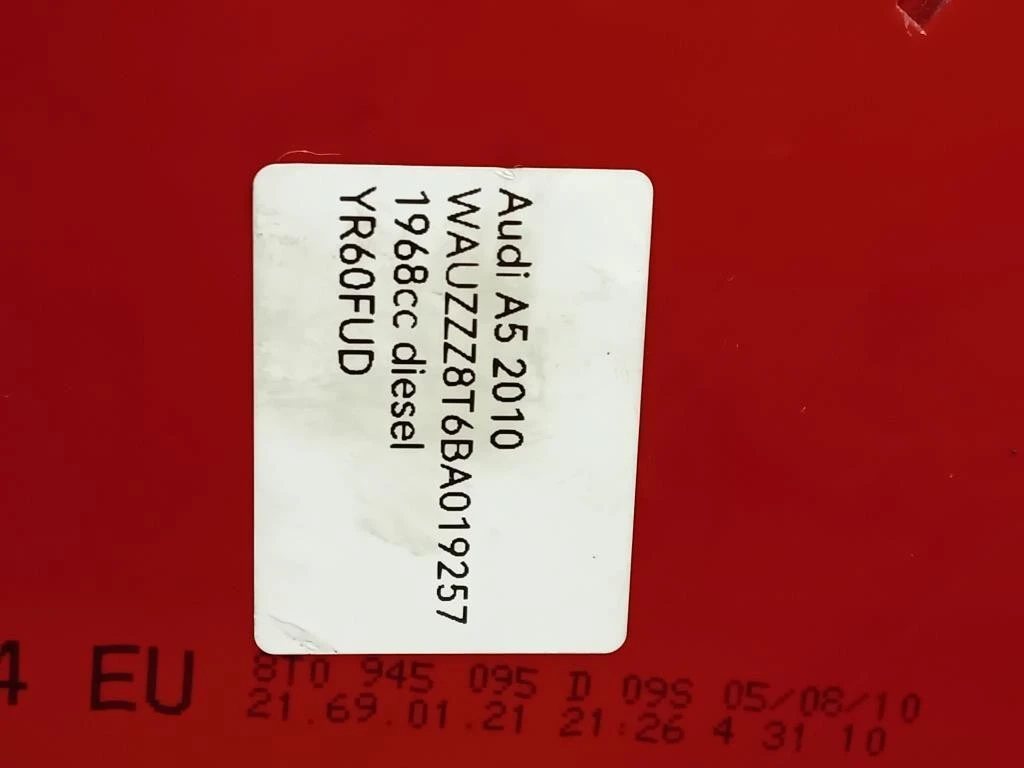 Fanale POST SX 8T0 945 095 D Audi A5 8T3 2008