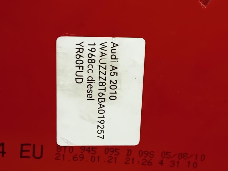 Fanale POST SX 8T0 945 095 D Audi A5 8T3 2008
