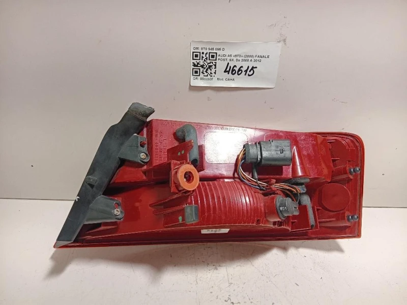 Fanale POST SX 8T0 945 095 D Audi A5 8T3 2008