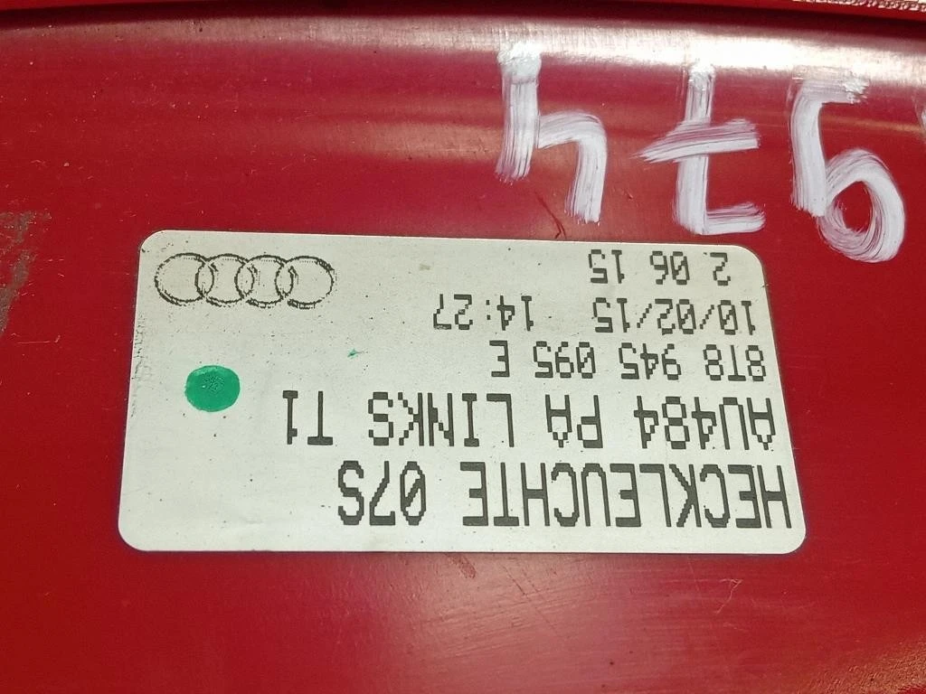 Fanale POST SX 8T8 945 095 E Audi A5 8TA Sportback 2012