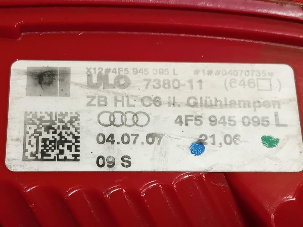 Fanale POST SX 4F5 945 095 L Audi A6 4F2 2008