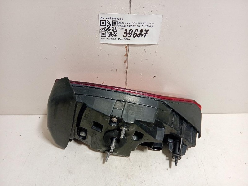 Fanale POST SX 4K5 945 093 C Audi A6 4GD Avant 2016