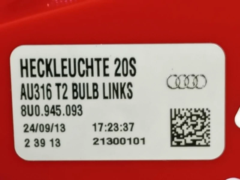 Fanale POST SX 8U0945093 Audi Q3 8UB 2012