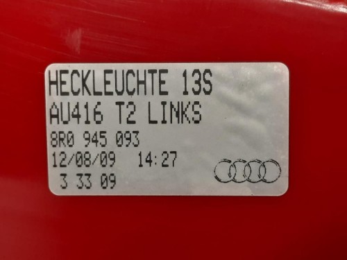 Fanale POST SX 8R0945093 Audi Q5 8RB 2009