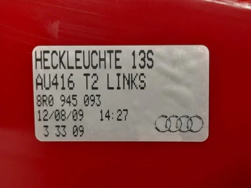 Fanale POST SX 8R0945093 Audi Q5 8RB 2009