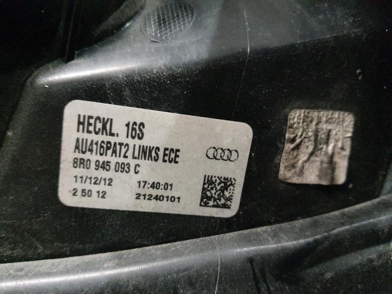 Fanale POST SX 8R0945093C Audi Q5 8RB 2012