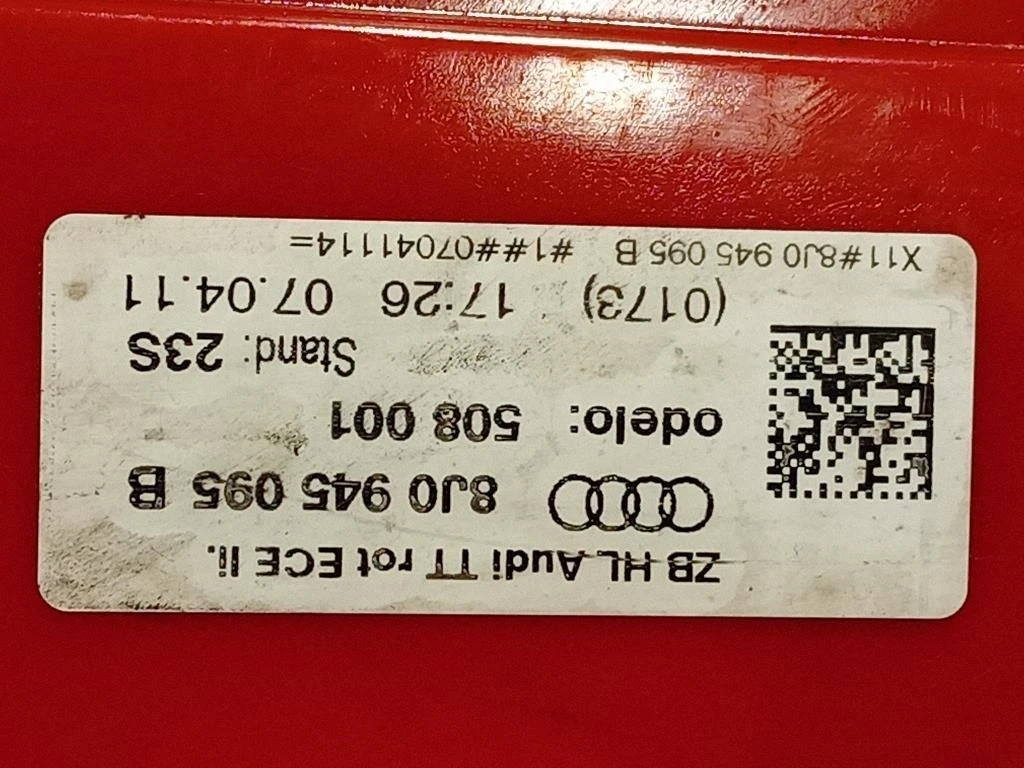 Fanale POST SX 8J0 945 095 B Audi TT 8J3 2010