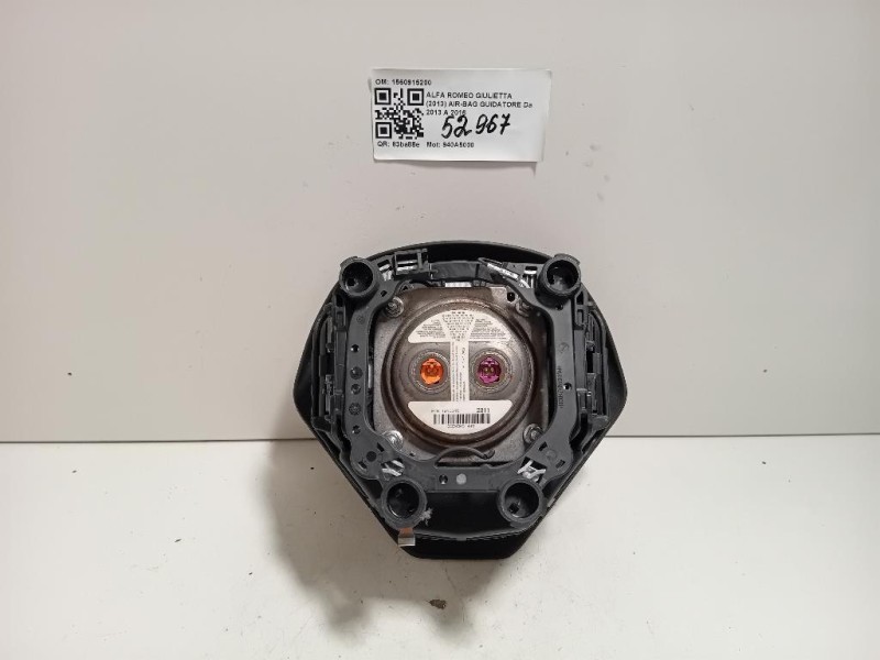Air-bag Guidatore 1560915200 Alfa Romeo Giulietta 2013