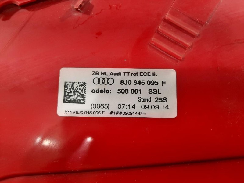 Fanale POST SX 8JO 945 095 F Audi TT 8J3 2010