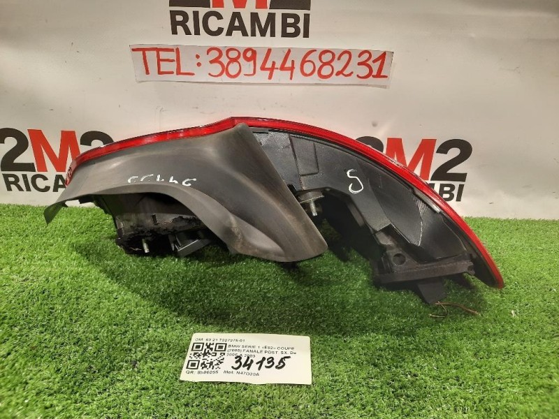 Fanale POST SX 63 21 7327275-01 Bmw Serie 1 E82 Coupe 2005