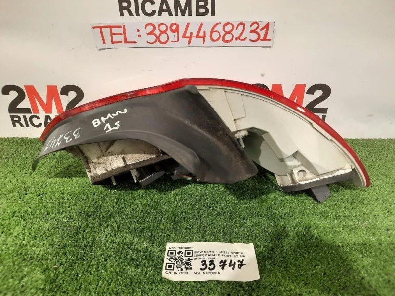 Fanale POST SX 16613901 Bmw Serie 1 E82 Coupe 2005