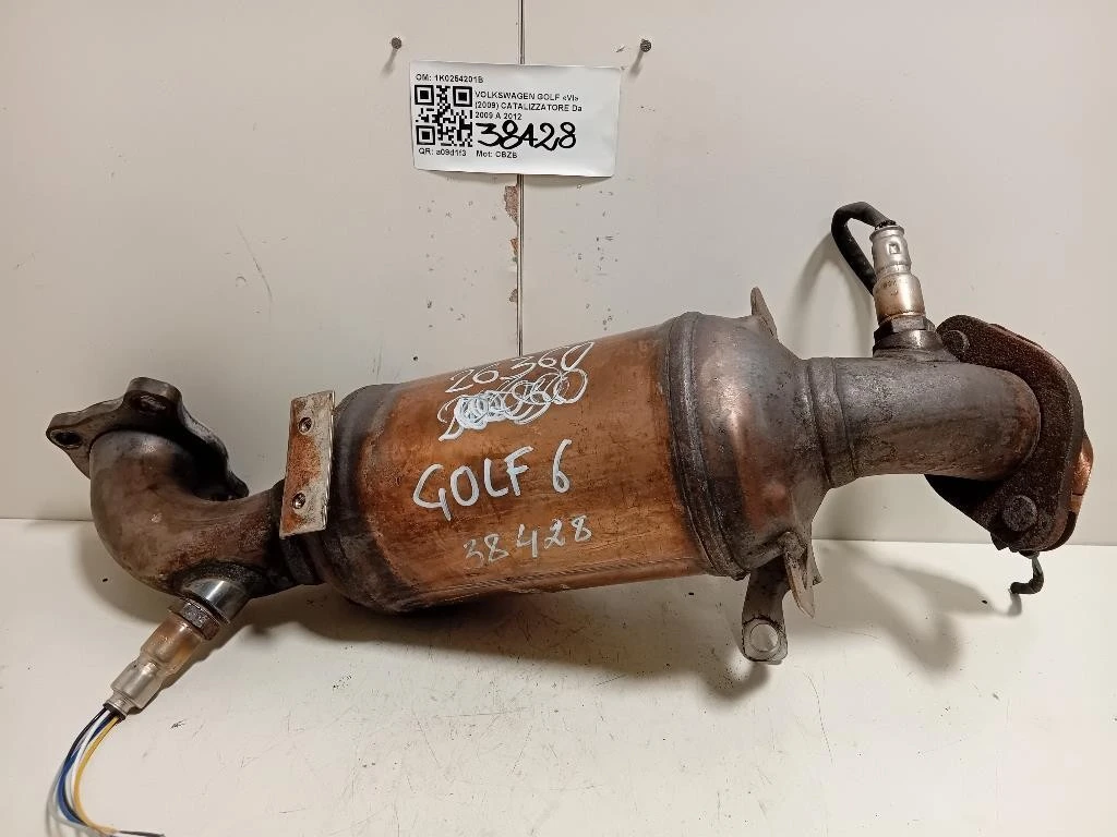 Catalizzatore 1K0254201B Volkswagen GOLF VI 2009