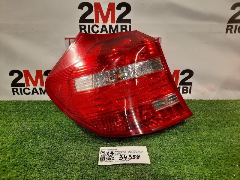 Fanale POST SX 63217164955 Bmw Serie 1 E87 Berlina 2005