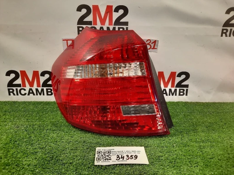 Fanale POST SX 63217164955 Bmw Serie 1 E87 Berlina 2005