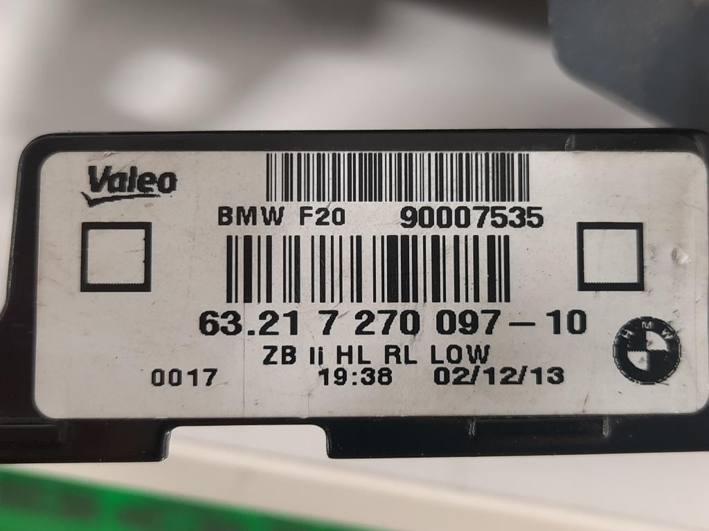 Fanale POST SX 63217241541 Bmw Serie 1 F20 Berlina 2012