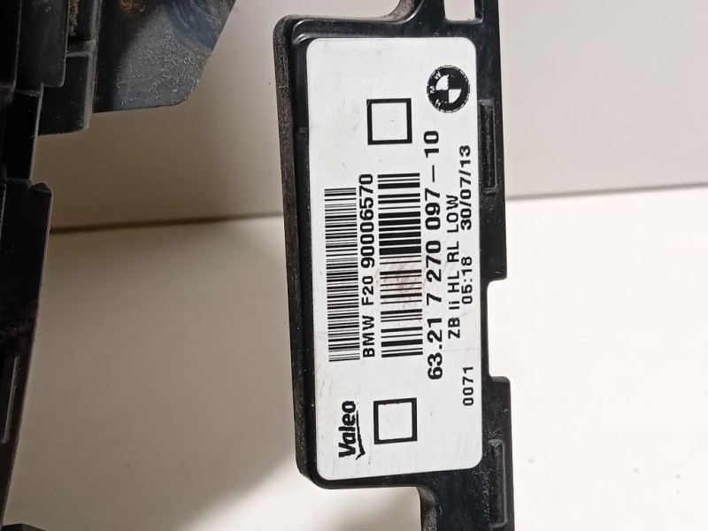 Fanale POST SX 6321 7 270 097-10 Bmw Serie 1 F20 Berlina 2012