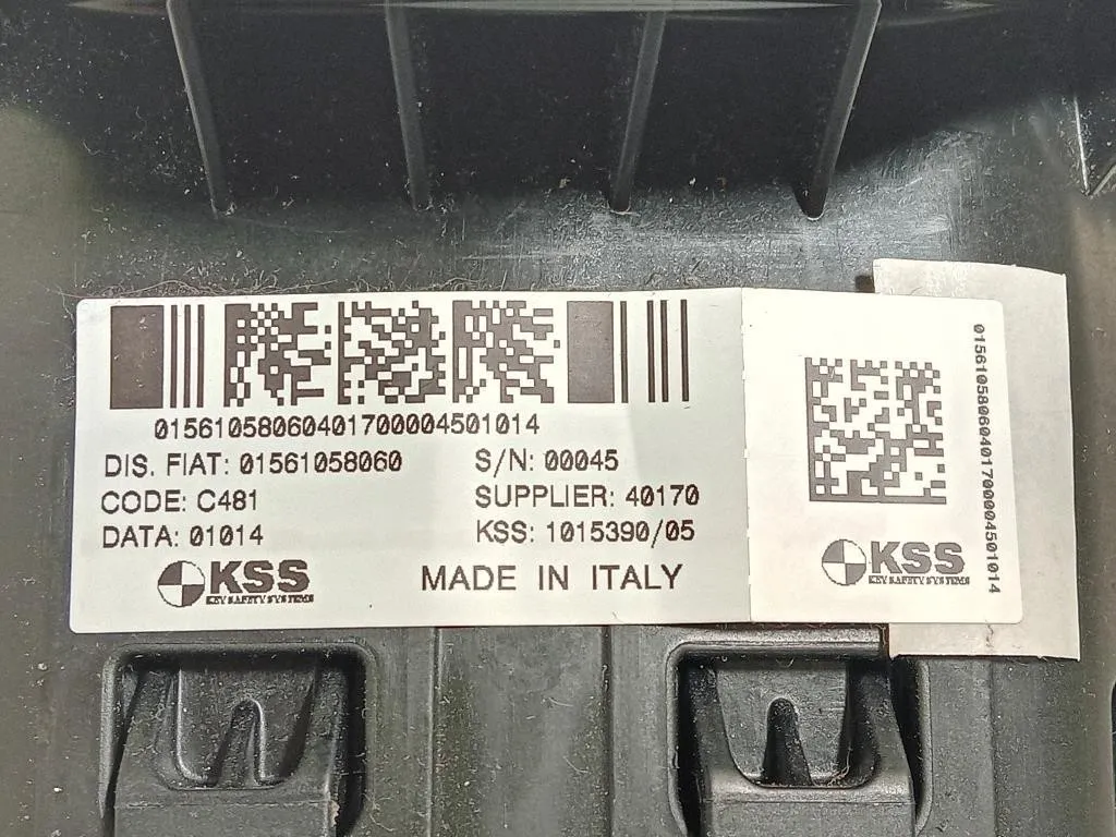 Air-bag Guidatore 01561058060 Alfa Romeo Giulietta 2013