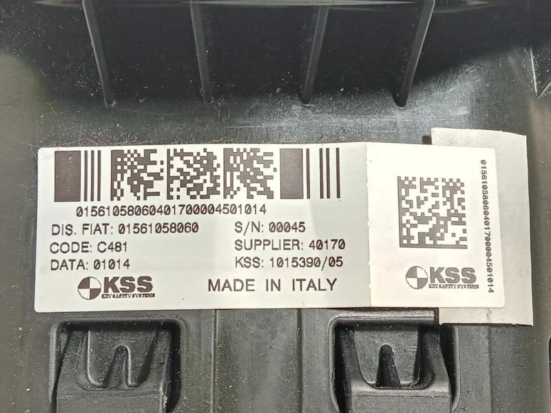 Air-bag Guidatore 01561058060 Alfa Romeo Giulietta 2013