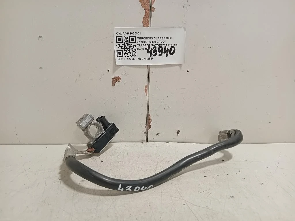 CAVO Trasformatorebatteria A1669055901 Mercedes Classe GLE W166 2015