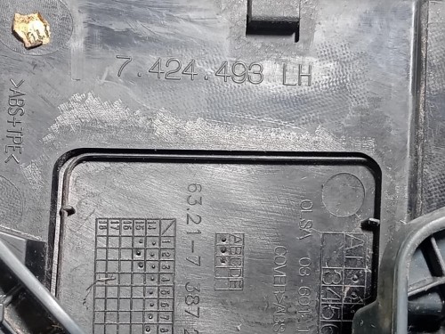 Fanale POST SX 7424493 Bmw Serie 1 F20 Berlina 2015