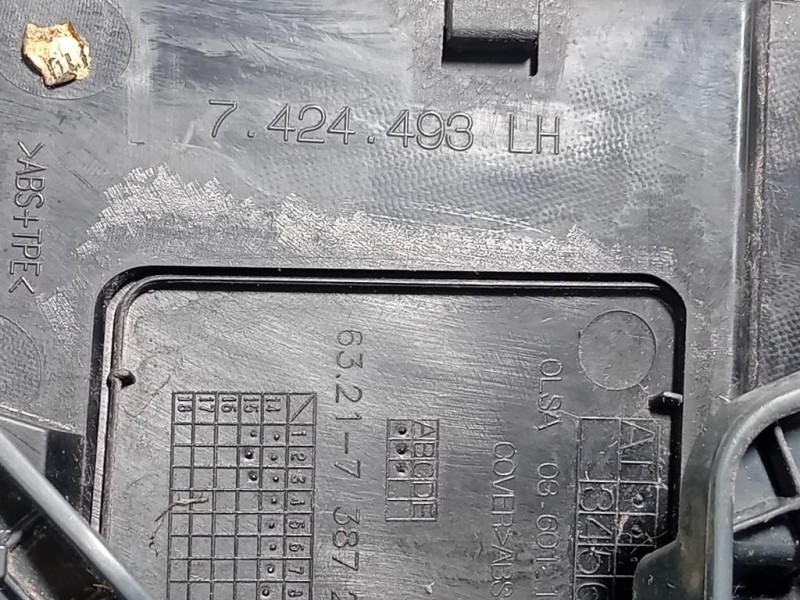 Fanale POST SX 7424493 Bmw Serie 1 F20 Berlina 2015