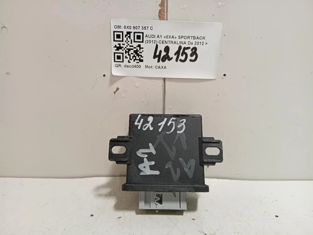 Centralina 8X0 907 357 C Audi A1 8XA Sportback 2012