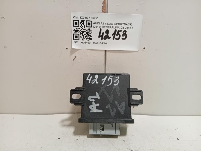 Centralina 8X0 907 357 C Audi A1 8XA Sportback 2012