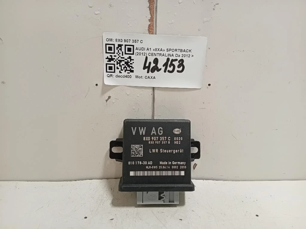 Centralina 8X0 907 357 C Audi A1 8XA Sportback 2012