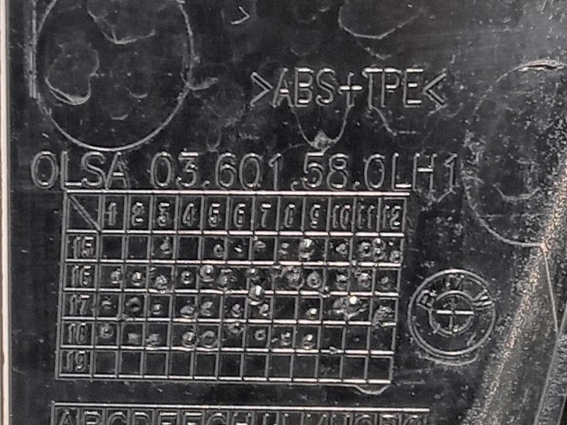 Fanale POST SX F0360158 Bmw Serie 1 F20 Berlina 2015