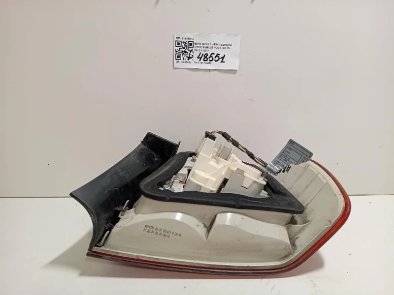 Fanale POST SX 21839014 Bmw Serie 3 E90 Berlina 2005