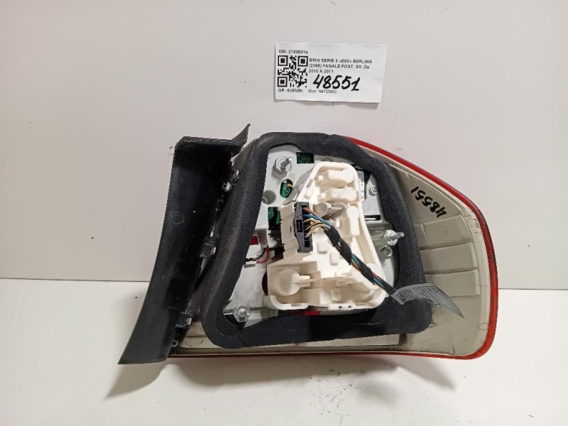 Fanale POST SX 21839014 Bmw Serie 3 E90 Berlina 2005