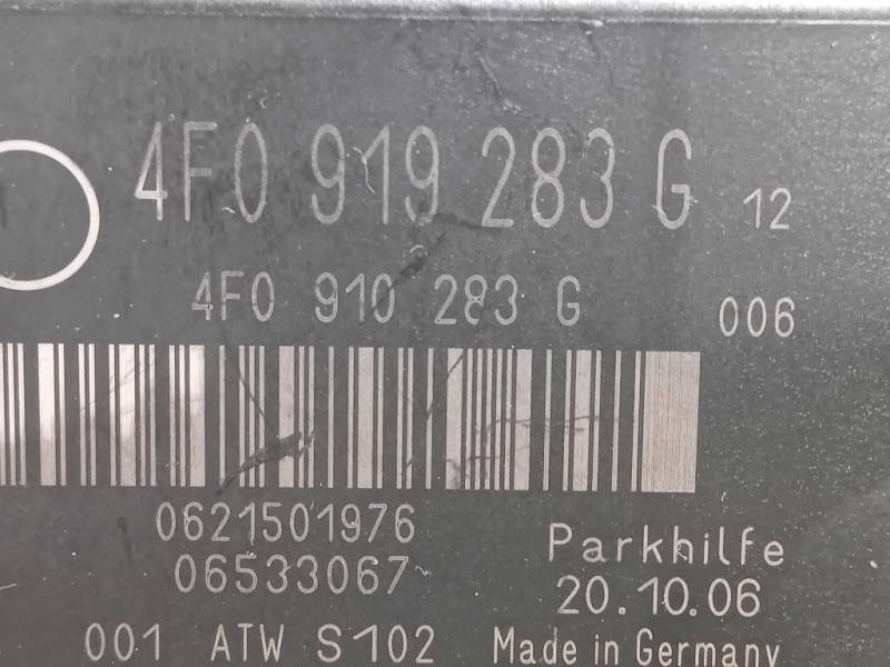 Centralina 4F0919283G CENTRALINA SENSORI DI PARCHEGGIO Audi A6 4F2 2008