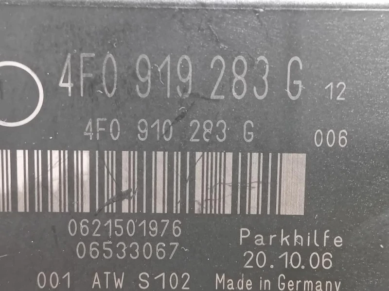 Centralina 4F0919283G CENTRALINA SENSORI DI PARCHEGGIO Audi A6 4F2 2008