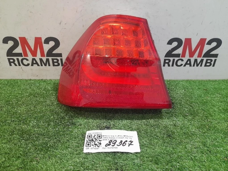 Fanale POST SX 21830701 Bmw Serie 3 E90 Berlina 2005