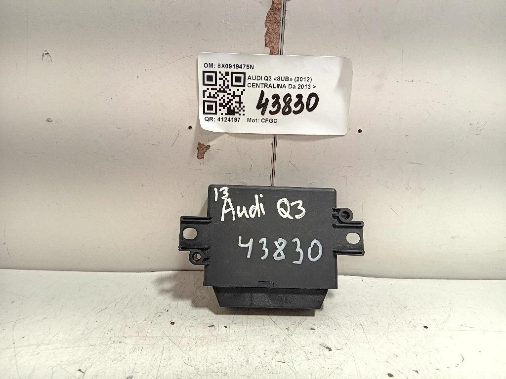 Centralina 8X0919475N Audi Q3 8UB 2012