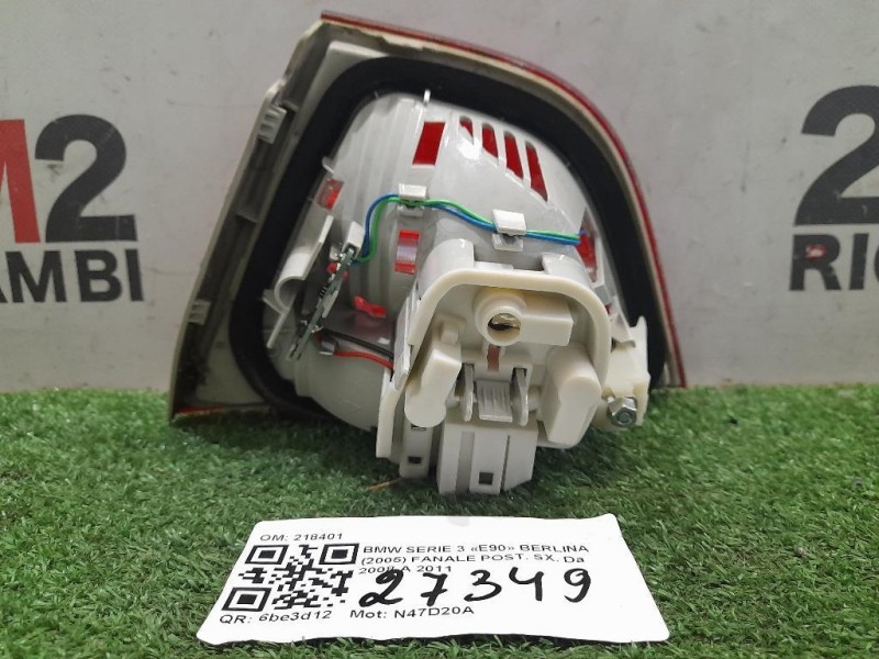 Fanale POST SX 218401 Bmw Serie 3 E90 Berlina 2005