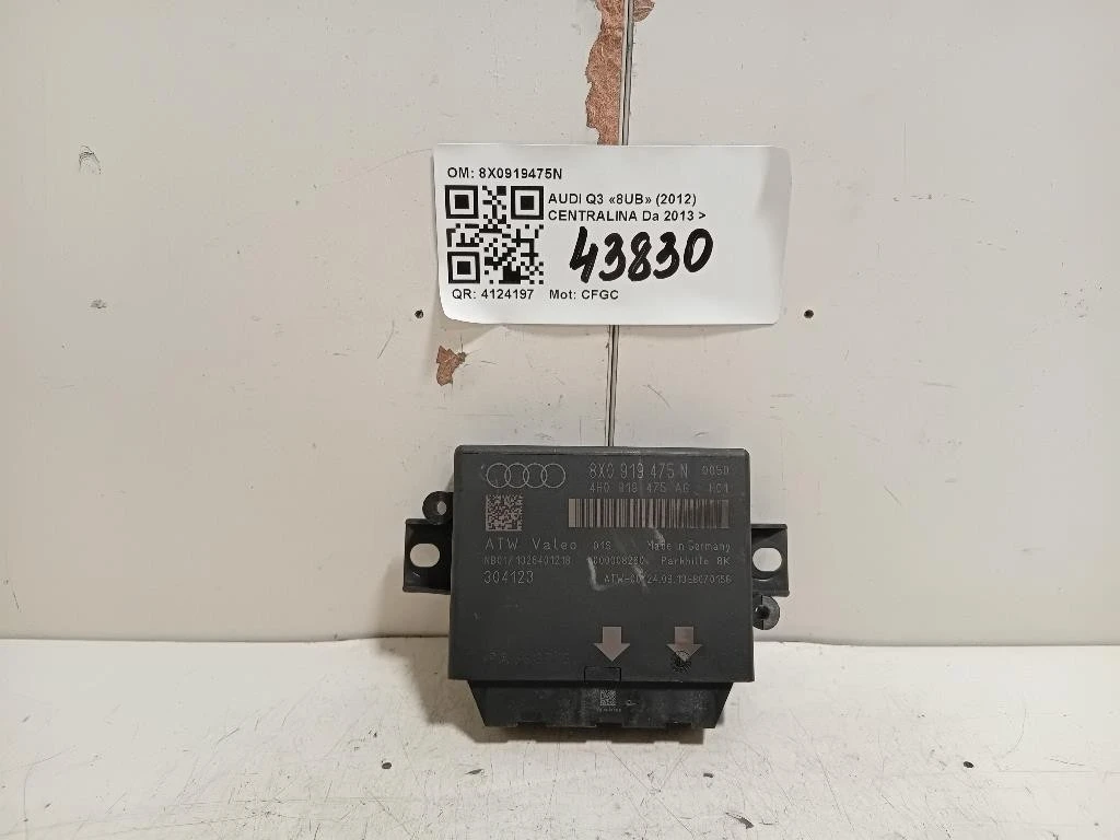 Centralina 8X0919475N Audi Q3 8UB 2012