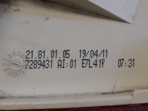 Fanale POST SX 7289431 Bmw Serie 3 E91 Touring 2005