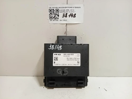 Centralina 8K0 959 CONVERTITORE DI TENSIONE Audi Q5 8RB 2012
