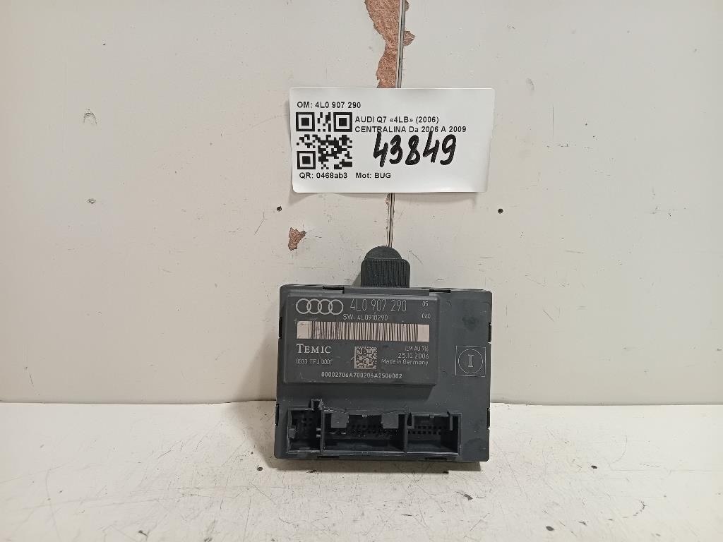 Centralina 4L0 907 290 Audi Q7 4LB 2006