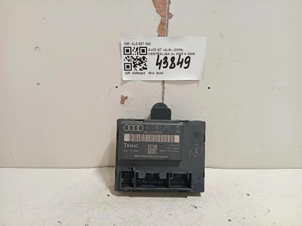 Centralina 4L0 907 290 Audi Q7 4LB 2006