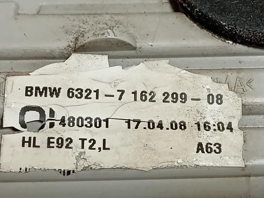 Fanale POST SX 6321-7162299-08 Bmw Serie 3 E93 Cabrio 2007