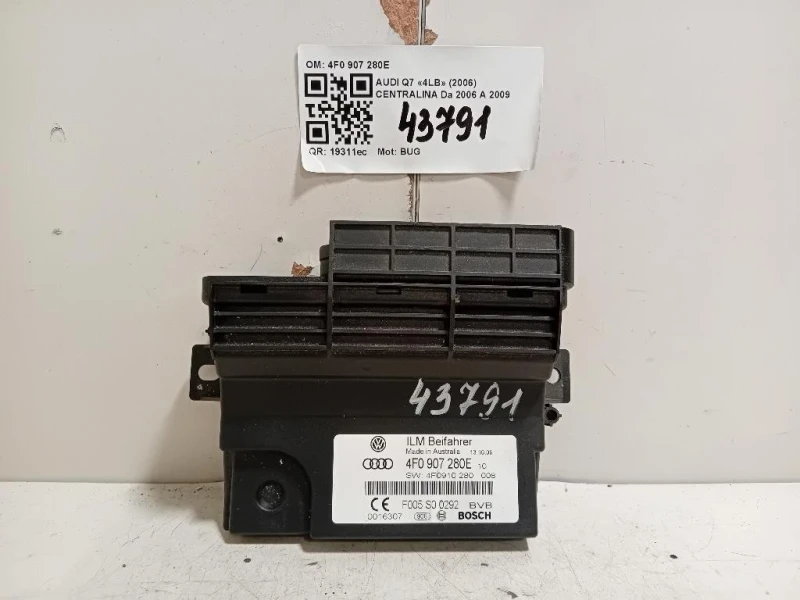 Centralina 4F0 907 280E Audi Q7 4LB 2006