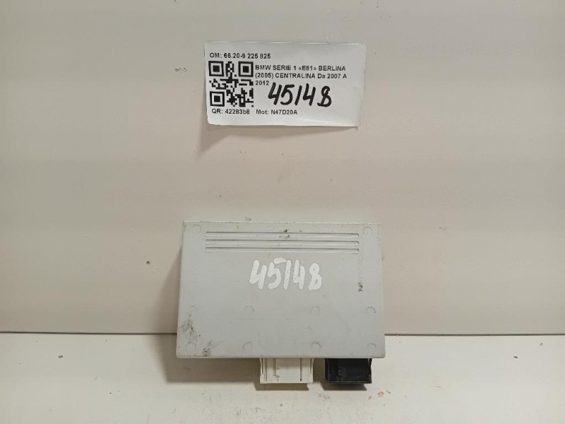 Centralina 6620-9 225 825 Bmw Serie 1 E81 Berlina 2005