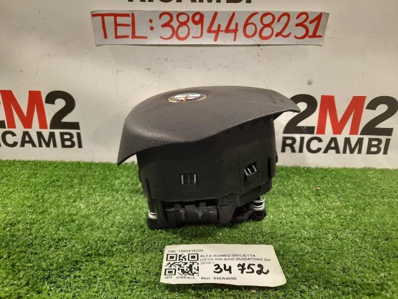 Air-bag Guidatore 1560915200 Alfa Romeo Giulietta 2013