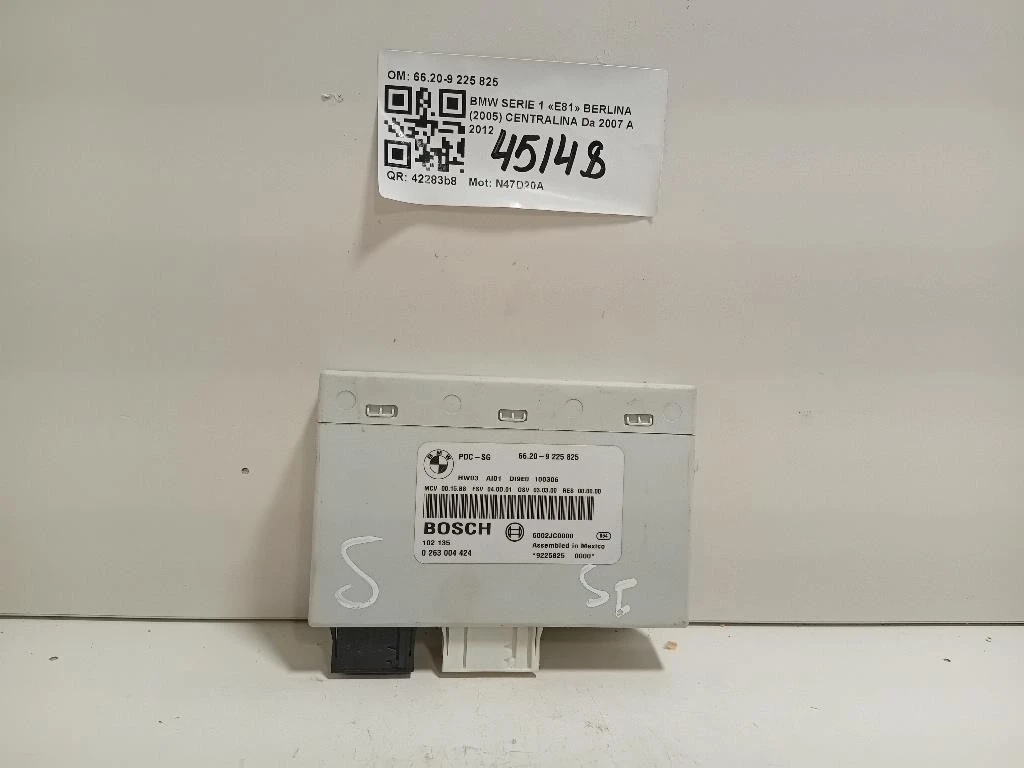 Centralina 6620-9 225 825 Bmw Serie 1 E81 Berlina 2005