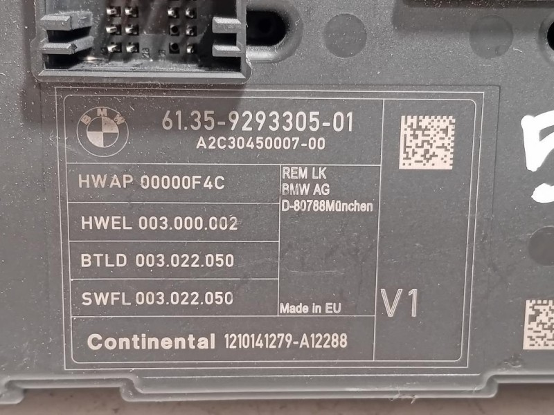 Centralina 61359293305-01 Bmw Serie 1 F20 Berlina 2012