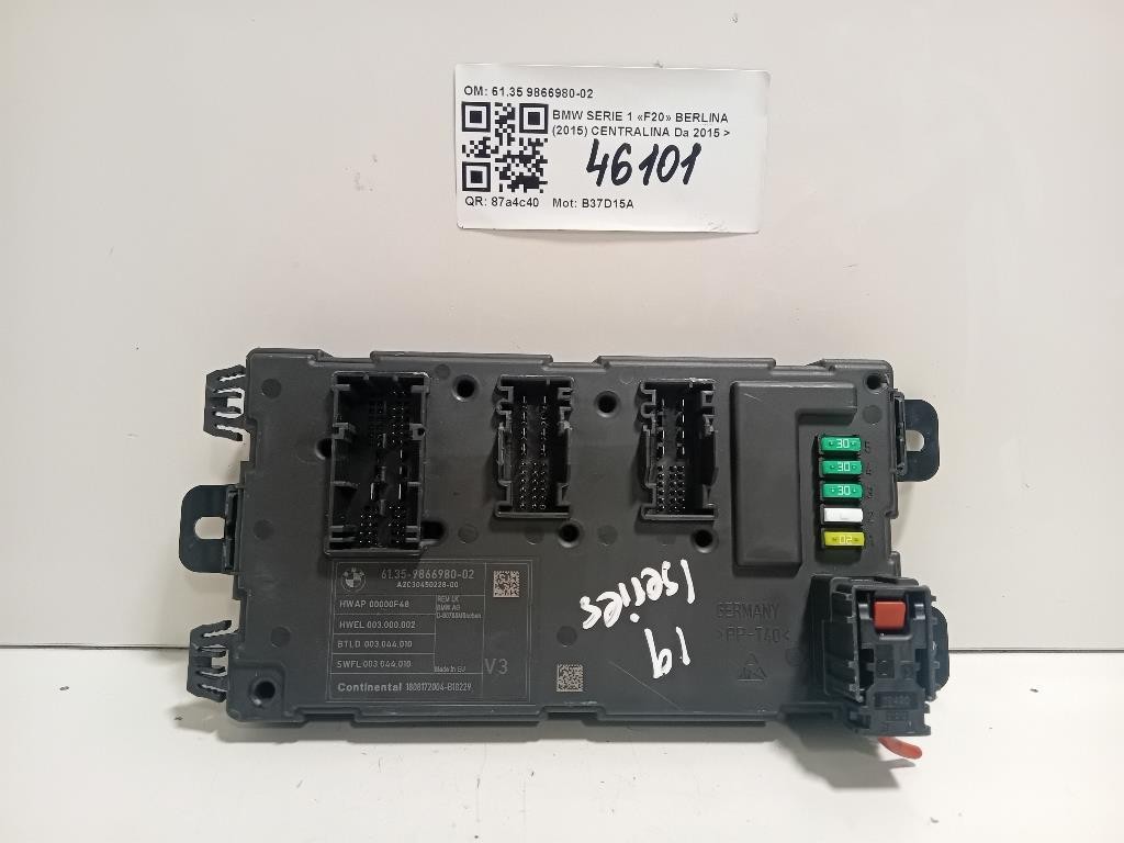 Centralina 6135 9866980-02 Bmw Serie 1 F20 Berlina 2015