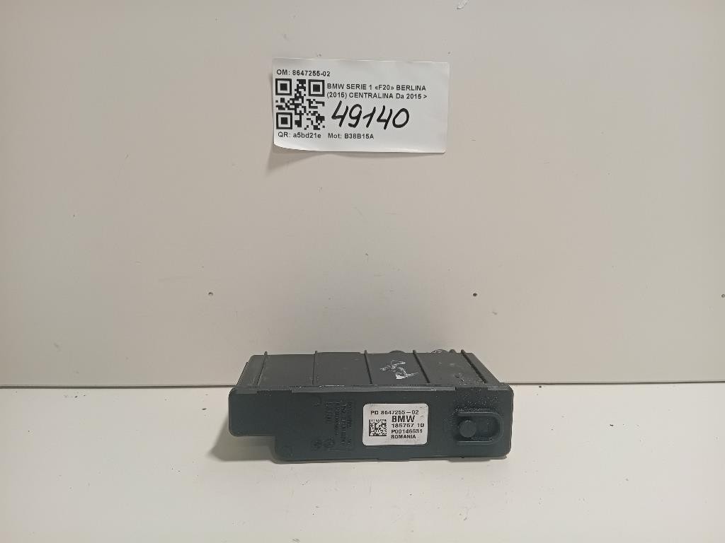 Centralina 8647255-02 Bmw Serie 1 F20 Berlina 2015