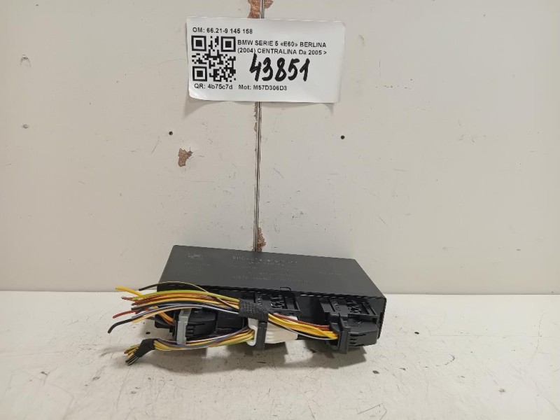 Centralina 66219145158 Bmw Serie 5 E60 Berlina 2004